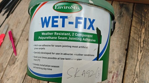 Wet fix artificial grass - wet,
